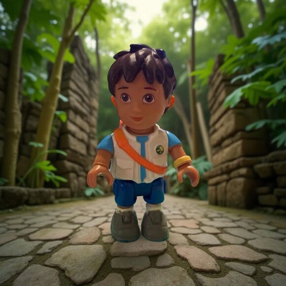 Mega Bloks Go Diego GO! Animal Rescue Diego Action Figure 3" B16 - Picture 1 of 5